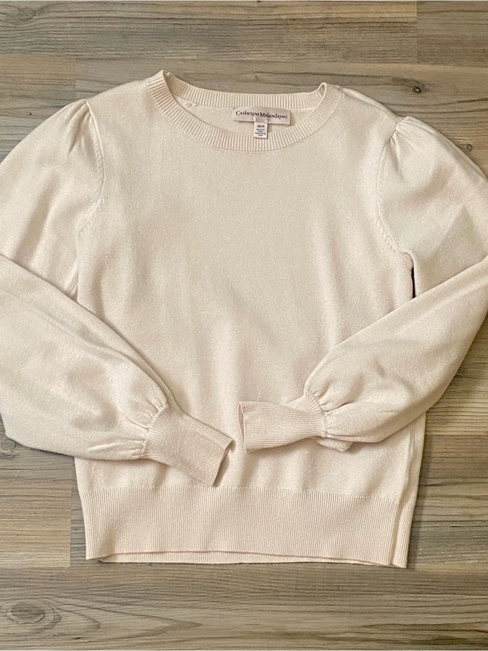 Catherine Malandrino Men’s Crewneck Sweater - Ivory